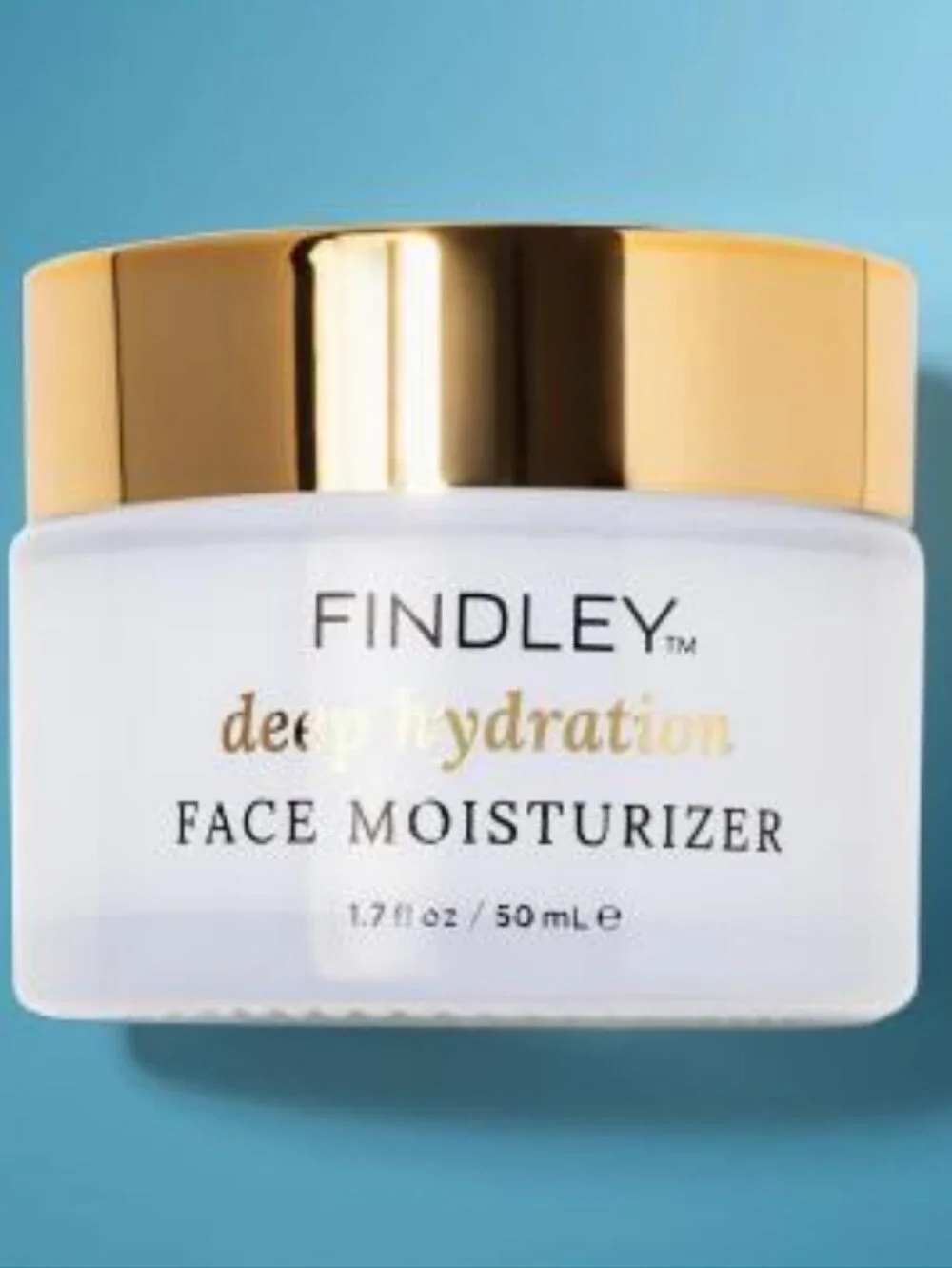 Findley Deep Hydration Face Moisturizer. Hyaluronic & Collagen. NIB. Unisex
